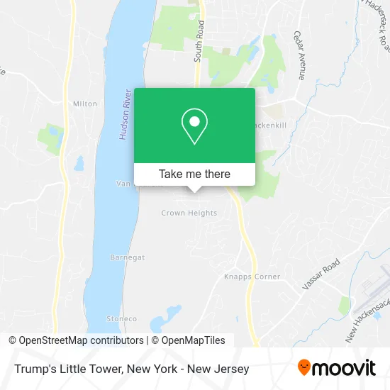 Trump's Little Tower map