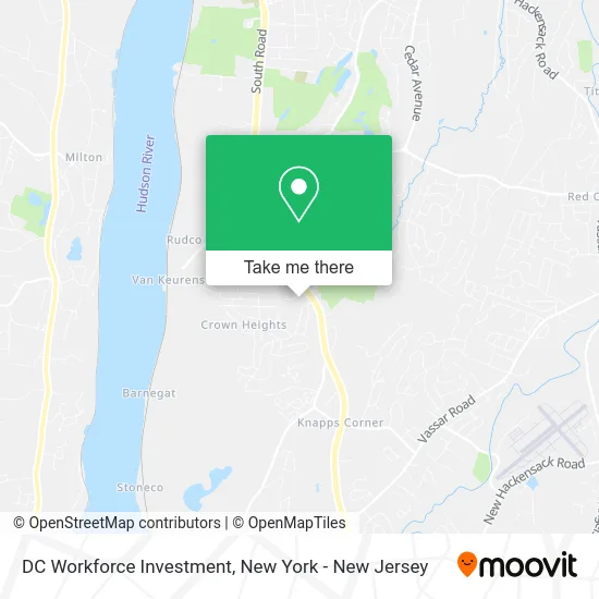 DC Workforce Investment map