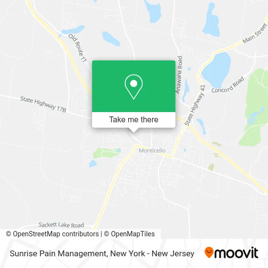 Sunrise Pain Management map