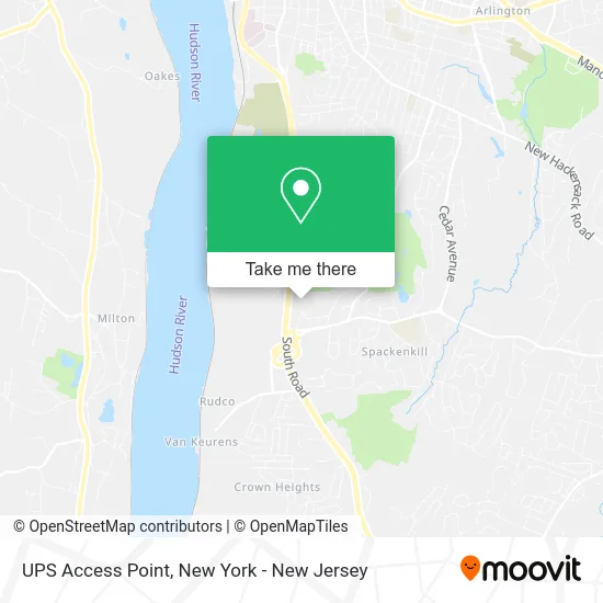 UPS Access Point map