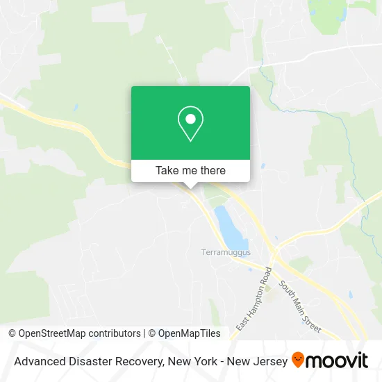 Advanced Disaster Recovery map