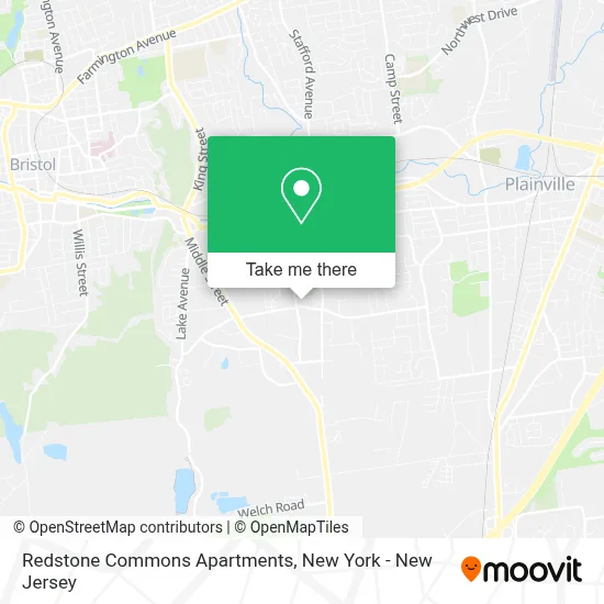 Redstone Commons Apartments map