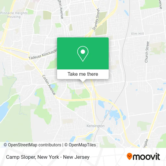Camp Sloper map