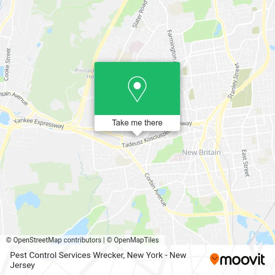 Pest Control Services Wrecker map