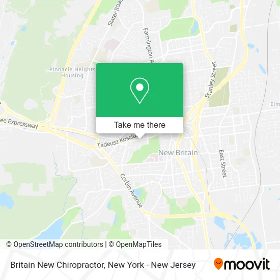 Britain New Chiropractor map