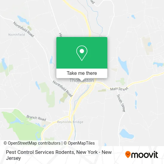 Pest Control Services Rodents map