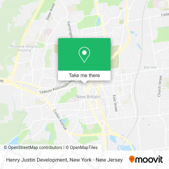 Henry Justin Development map