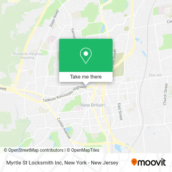 Myrtle St Locksmith Inc map
