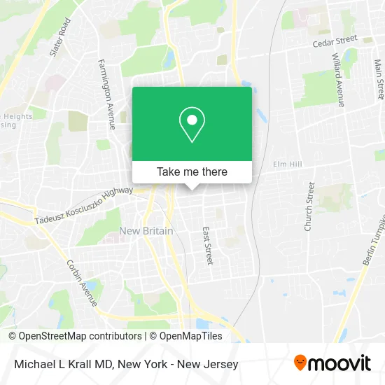Michael L Krall MD map