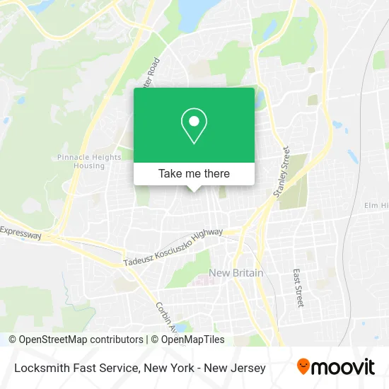 Locksmith Fast Service map