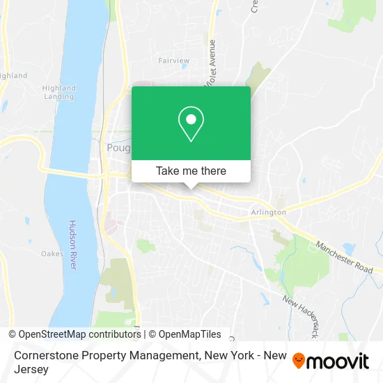 Cornerstone Property Management map