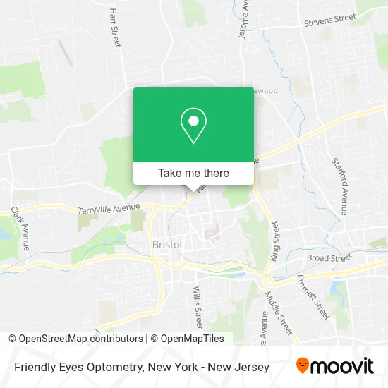 Friendly Eyes Optometry map
