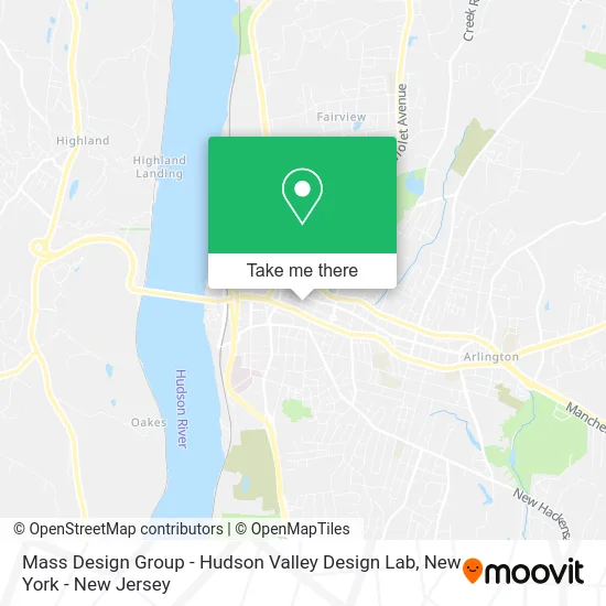 Mapa de Mass Design Group - Hudson Valley Design Lab