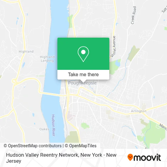 Hudson Valley Reentry Network map
