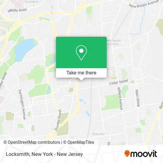 Locksmith map