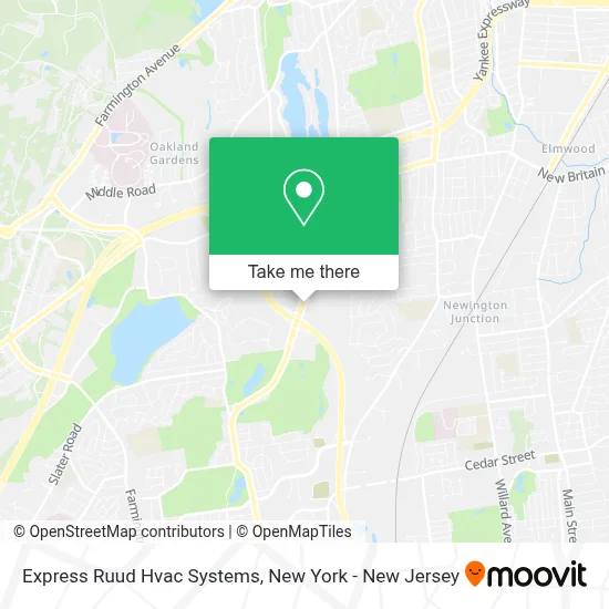 Express Ruud Hvac Systems map