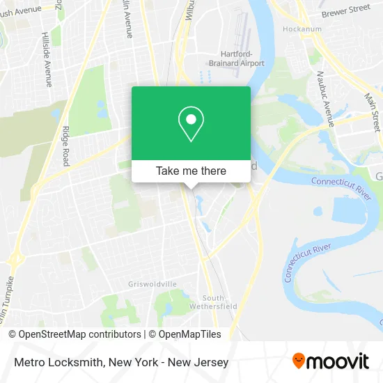 Metro Locksmith map