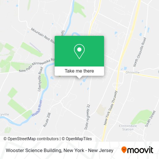 Wooster Science Building map