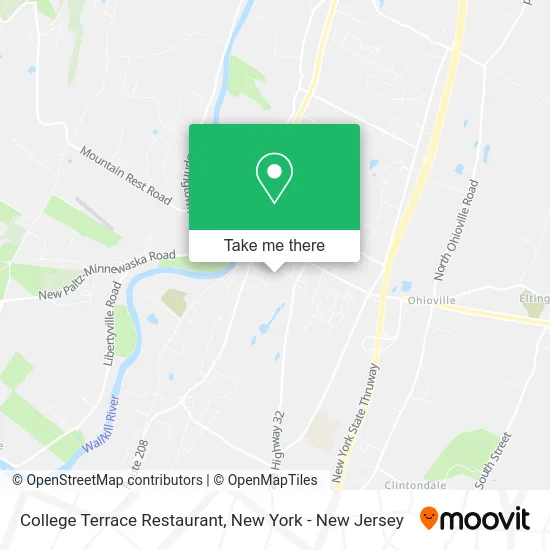 College Terrace Restaurant map