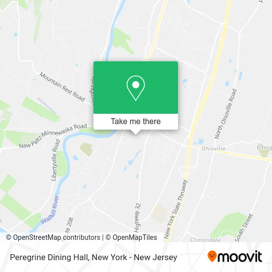 Peregrine Dining Hall map