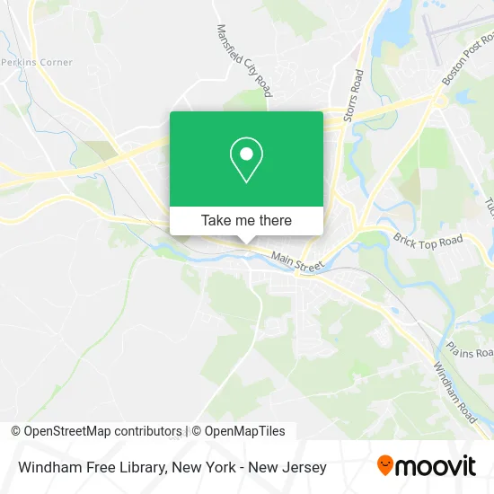 Mapa de Windham Free Library