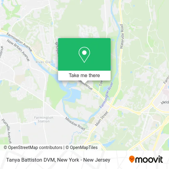 Tanya Battiston DVM map