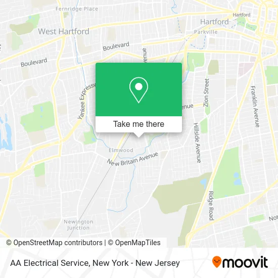 AA Electrical Service map