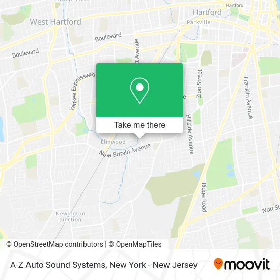 A-Z Auto Sound Systems map