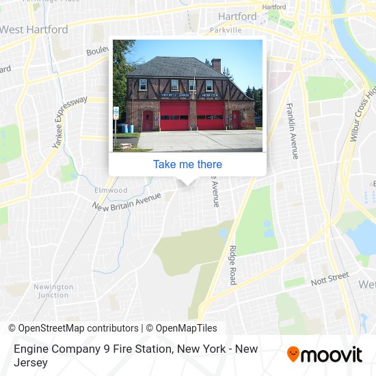 ¿Cómo llegar a Engine Company 9 Fire Station en Hartford en autobús o tren?