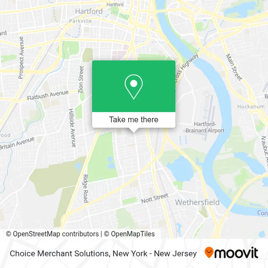 Choice Merchant Solutions map