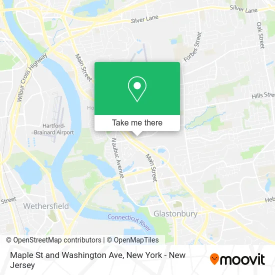Mapa de Maple St and Washington Ave