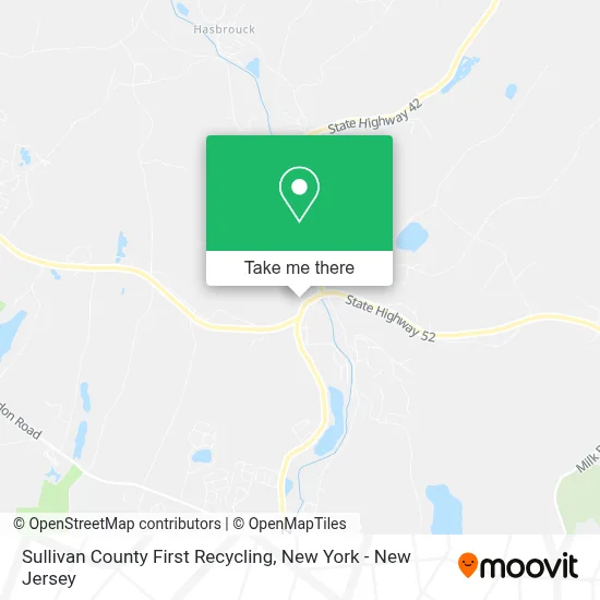 Sullivan County First Recycling map