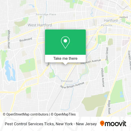Pest Control Services Ticks map