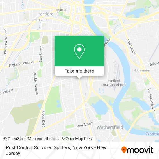 Pest Control Services Spiders map