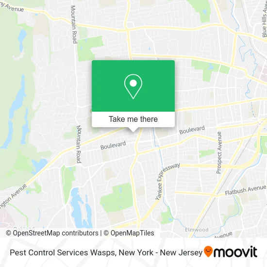 Pest Control Services Wasps map