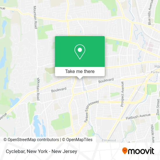 Cyclebar map