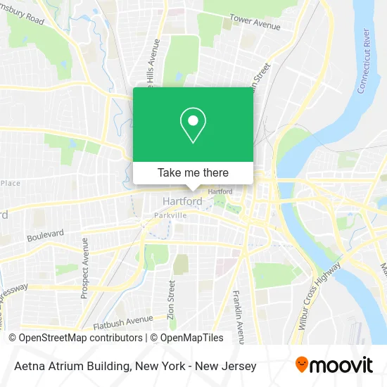 Aetna Atrium Building map