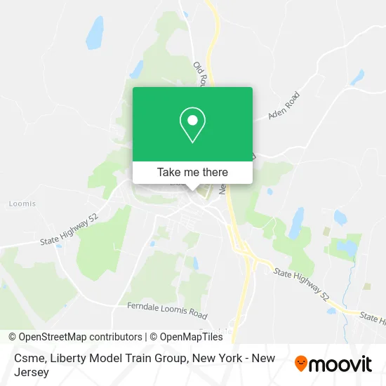 Mapa de Csme, Liberty Model Train Group