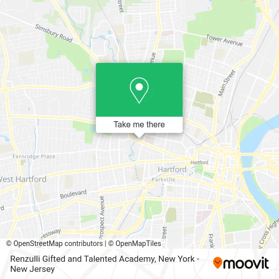 Renzulli Gifted and Talented Academy map