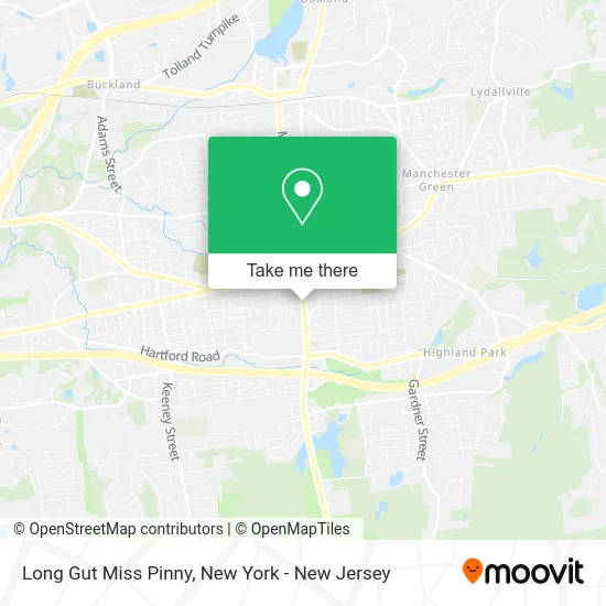 Long Gut Miss Pinny map
