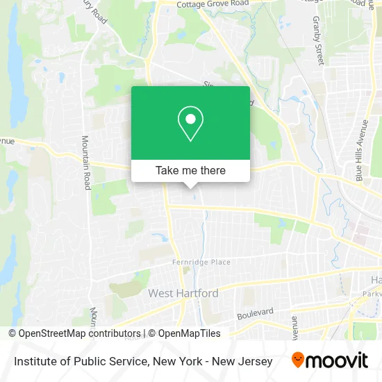 Institute of Public Service map