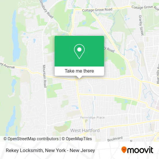 Rekey Locksmith map