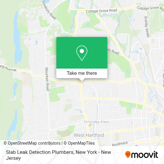 Slab Leak Detection Plumbers map