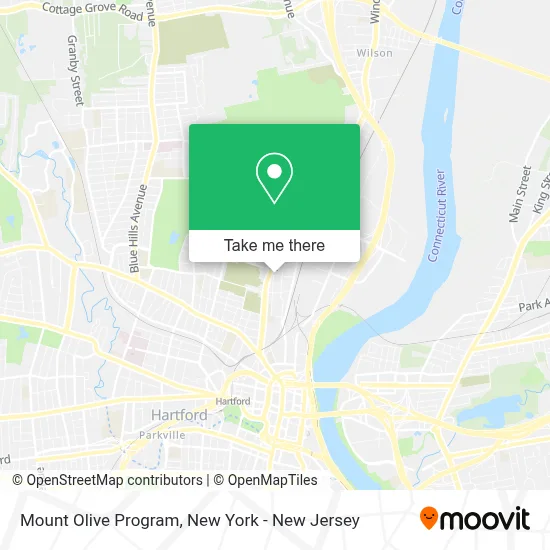 Mount Olive Program map