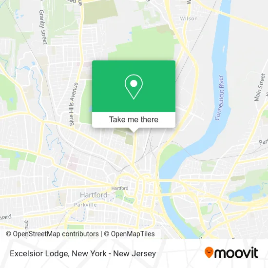 Excelsior Lodge map