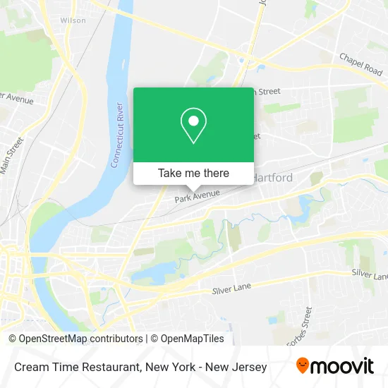 Cream Time Restaurant map