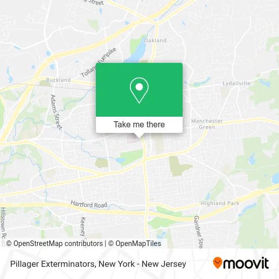 Pillager Exterminators map