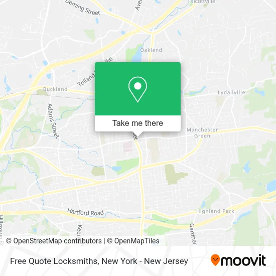 Free Quote Locksmiths map