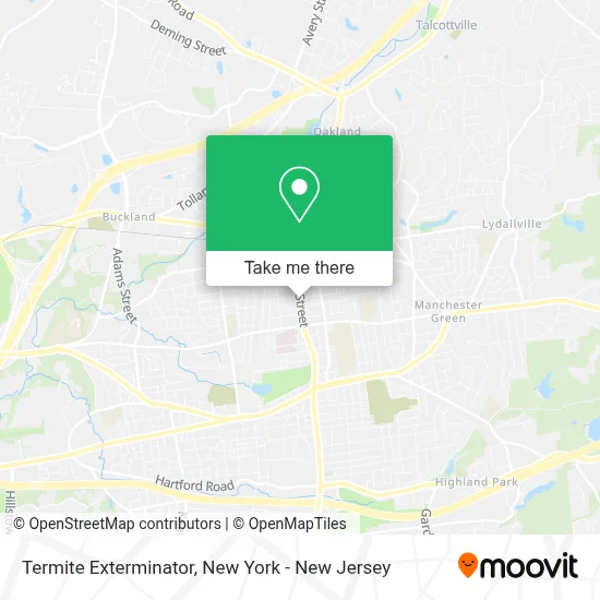 Termite Exterminator map