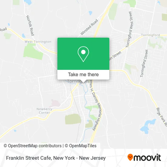 Franklin Street Cafe map